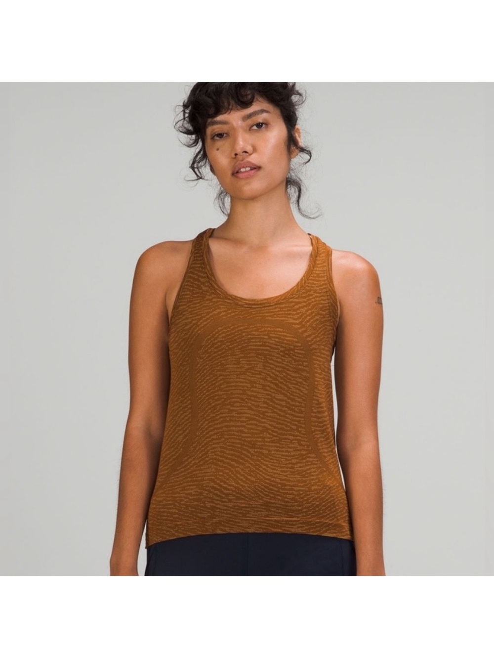 Lululemon Swiftly Tech Racerback Tank Top 2.0 *Race Length Water Surface Copper
